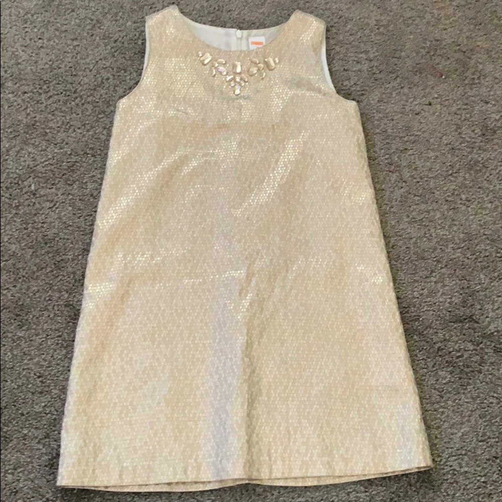 Gold dress